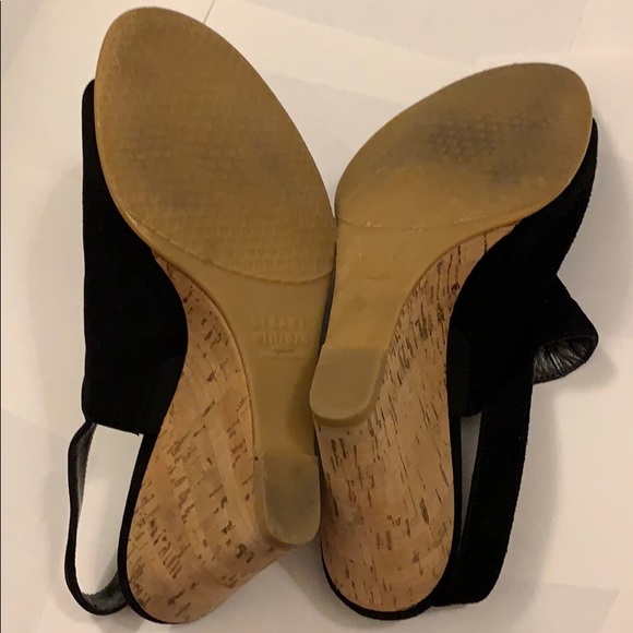 Stuart Weitzman Open Toe Wedge Sandal - Picture 4 of 5